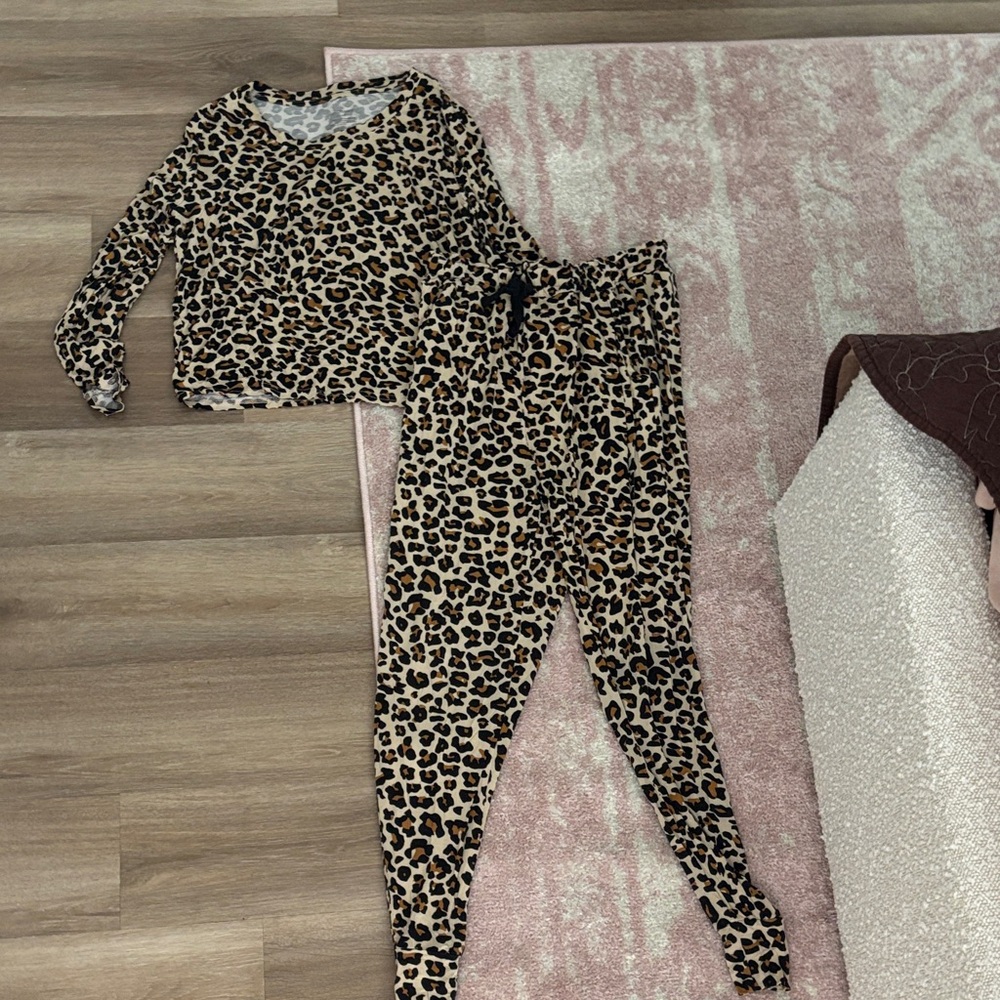 Leopard Print posh peanut Pajamas